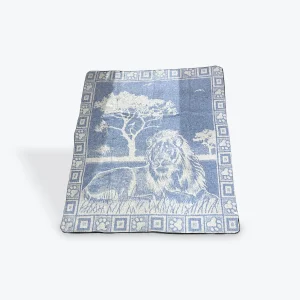 Cobija estampada "Cabeza de Leon"