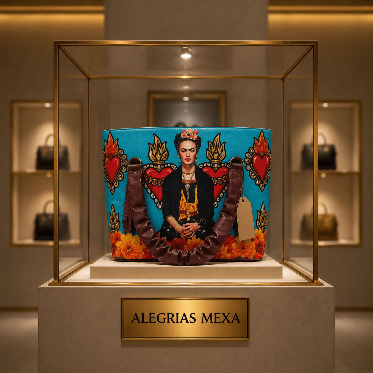 Frida 2 – Bolsa Artesanal Inspirada en Frida Kahlo